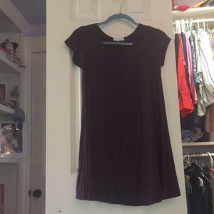 Plum T-Shirt Dress
